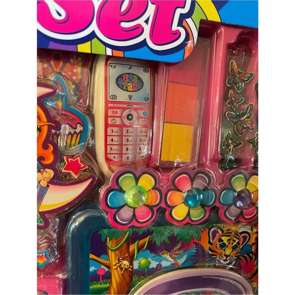 Lisa Frank Star-Studded Stationery Set - Rainbow Colors Y2K Rare Set 750 piece